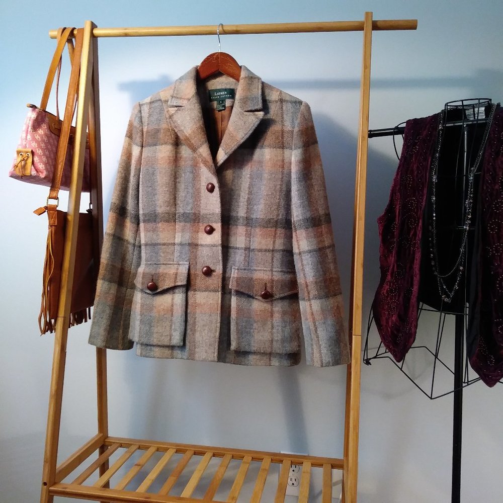 Jacket S 90s Punk Cottage Party Grunge Goth Preppy Career Equestrian School Chic